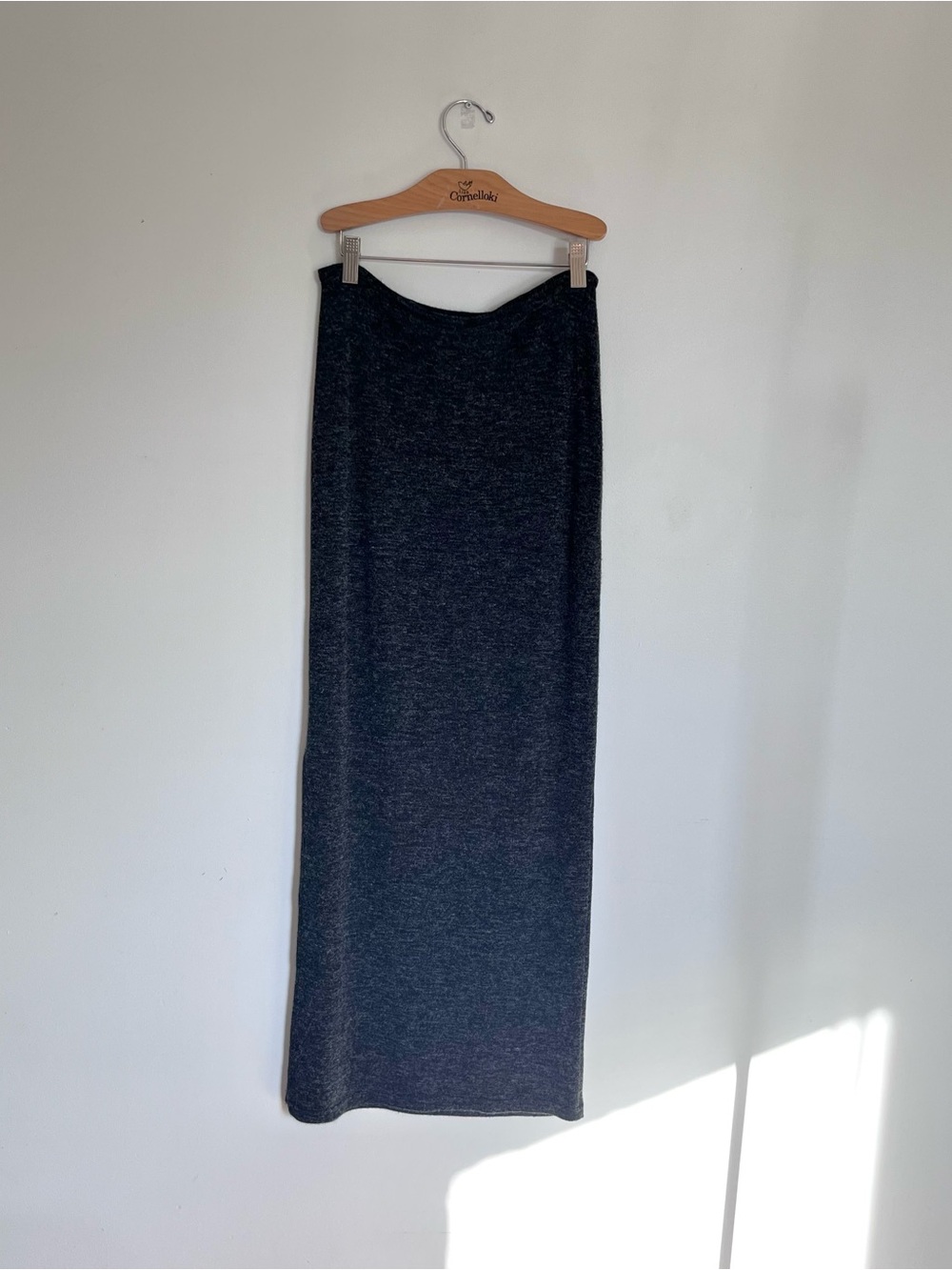Vintage Garage Charcoal Heather Maxi Skirt - Picture 2 of 8